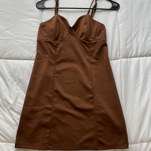 Pacsun LA Hearts. Brown mini dress. Size XS